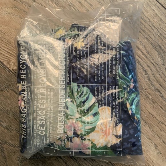 NWT ROXY GIRL THE CLOUDS SHORT SLEEVE DRESS BLUE FLORAL PRINT DRESS 4 & 6 - Picture 7 of 10